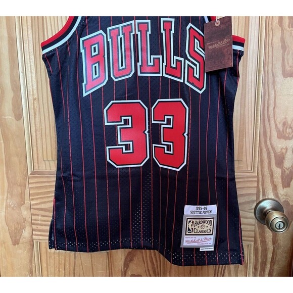 Mitchell & Ness NBA Swingman Bulls Scottie Pippen Alternate Jersey 95-96 Sz 2XL - Picture 4 of 11
